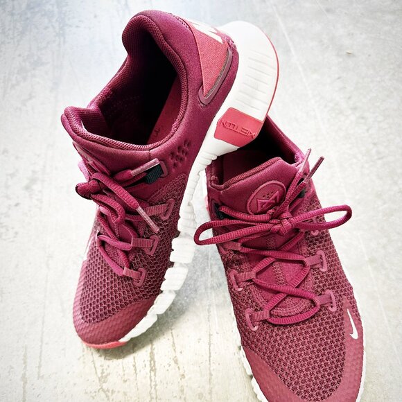 Like New! Nike Women's Free Metcon 4 'Dark Beetroot', Size 8.5 - Picture 3 of 6